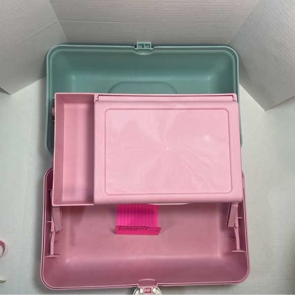 BNWT RETRO CABOODLES ON THE GO LARGE MAKEUP CASE - Picture 9 of 16